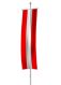 Bannerfahne ÖSTERREICH 1,2 x 5 m Polytrans ohne Wappen