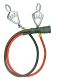 Adapterkabel 2-polige Steckdose mit Froschklemmen 12 V für Spritzwand