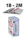 Schlauchbrücke Aluminium Modul 1B (2 Stk.) in Transportkiste